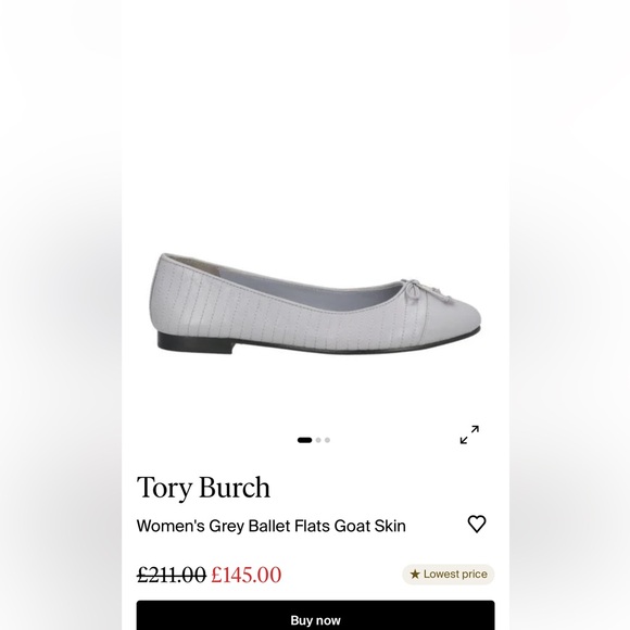 Tory Burch quilted ballet flats goat skin - Picture 4 of 10